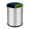 Stainless Steel Recycling Bin with 3 Dividers SIMEX